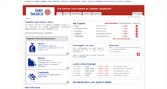 Desktop Screenshot of bankenoverzicht.nl