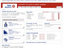 Tablet Screenshot of bankenoverzicht.nl